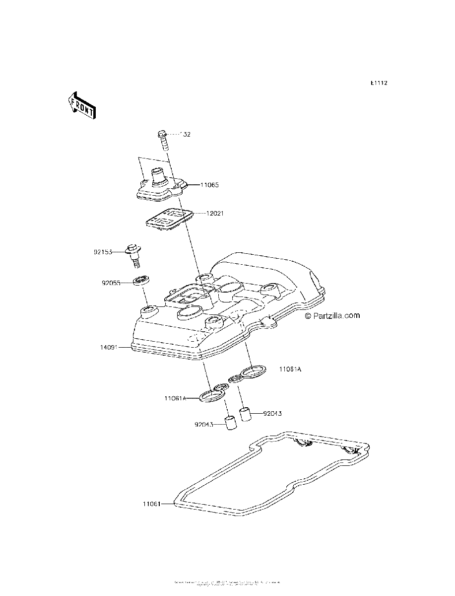 Diagrama de CYLINDER HEAD COVER