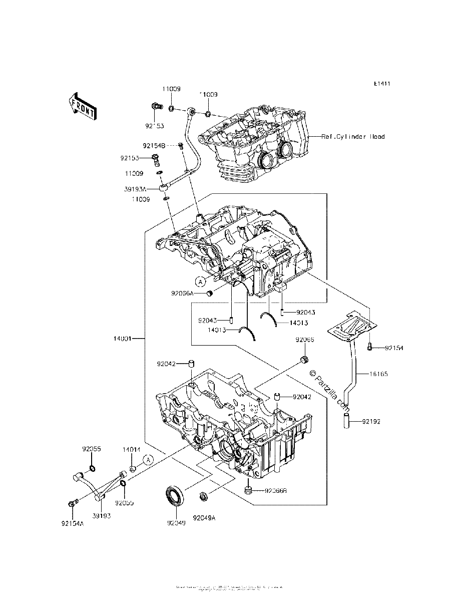 Diagrama de CRANKCASE