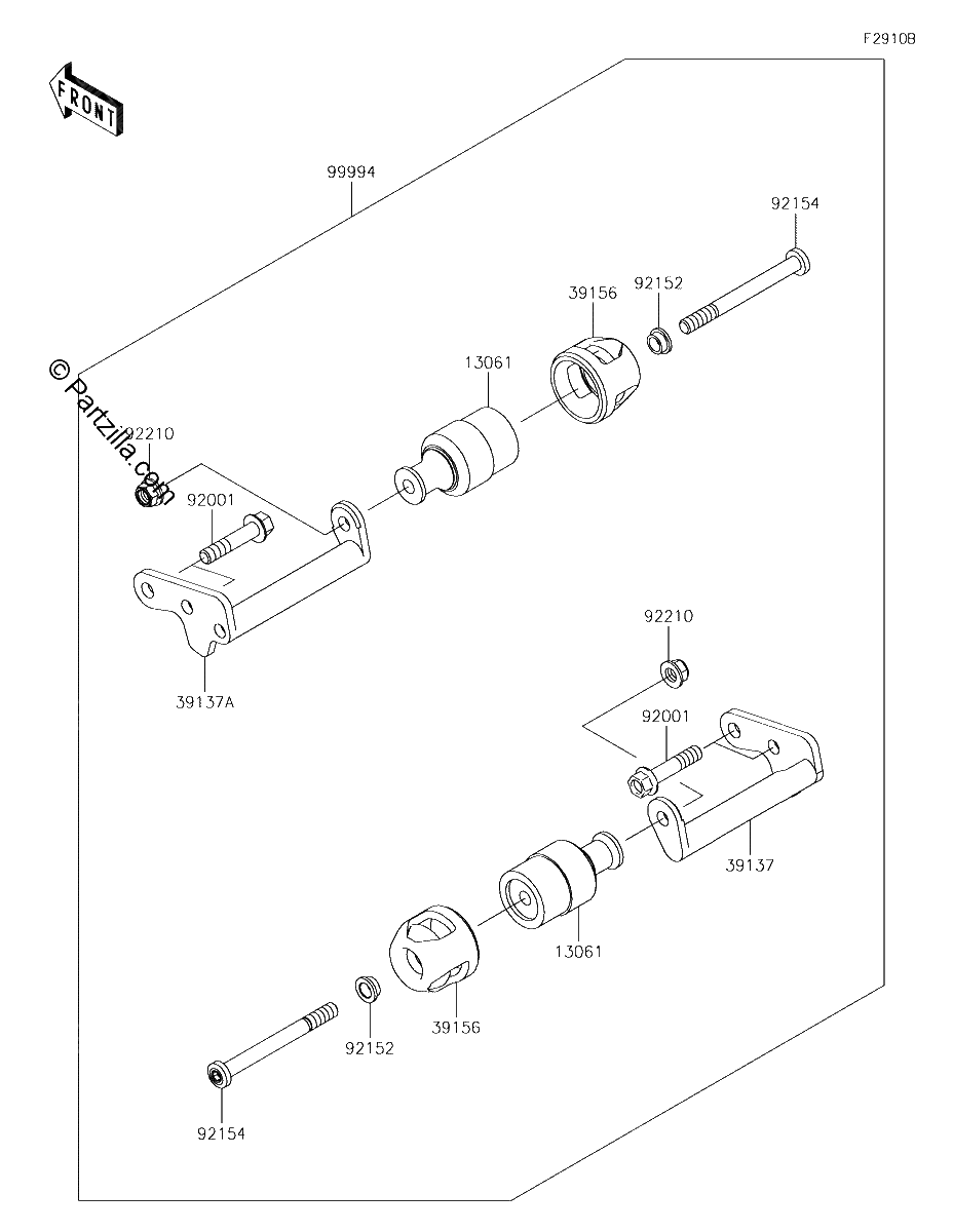 Diagrama de ACCESSORY ENGINE GUARD 2