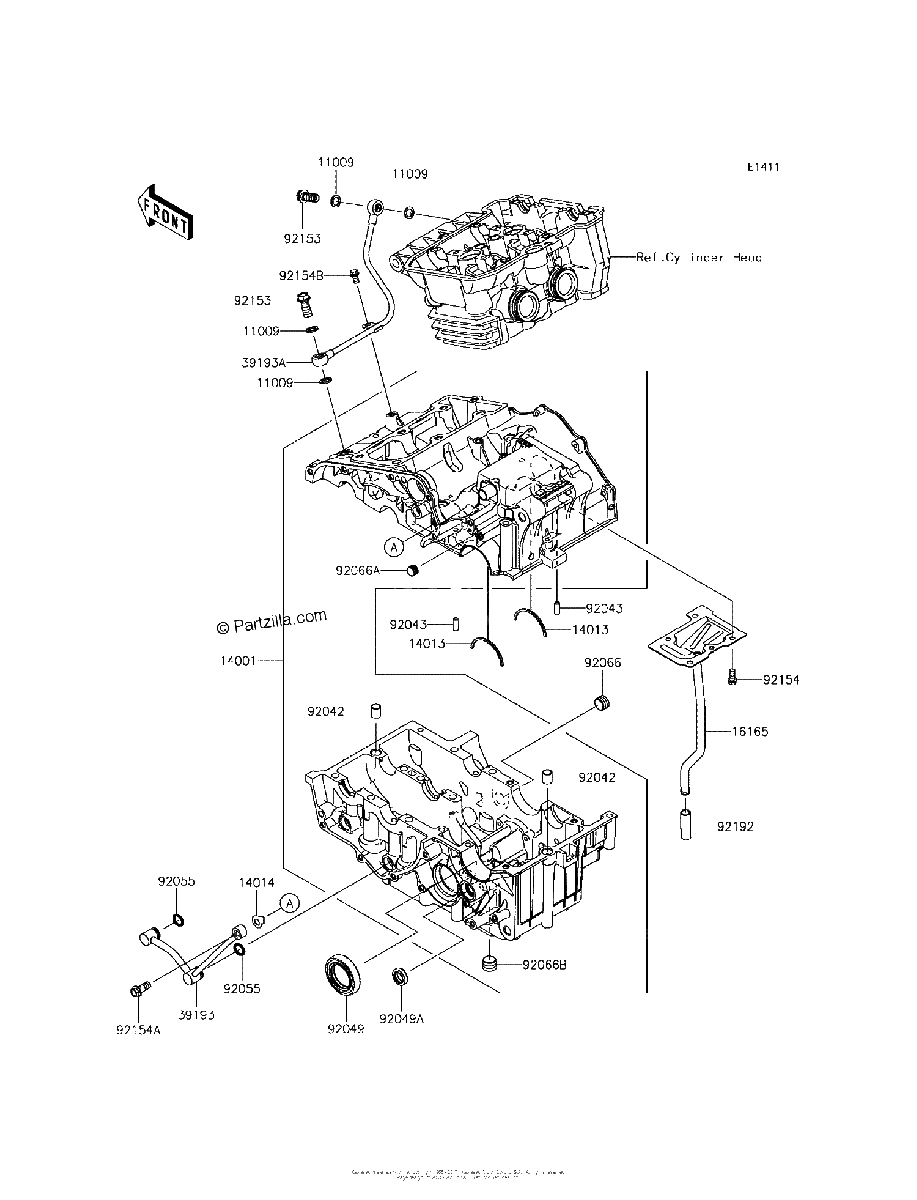 Diagrama de CRANKCASE