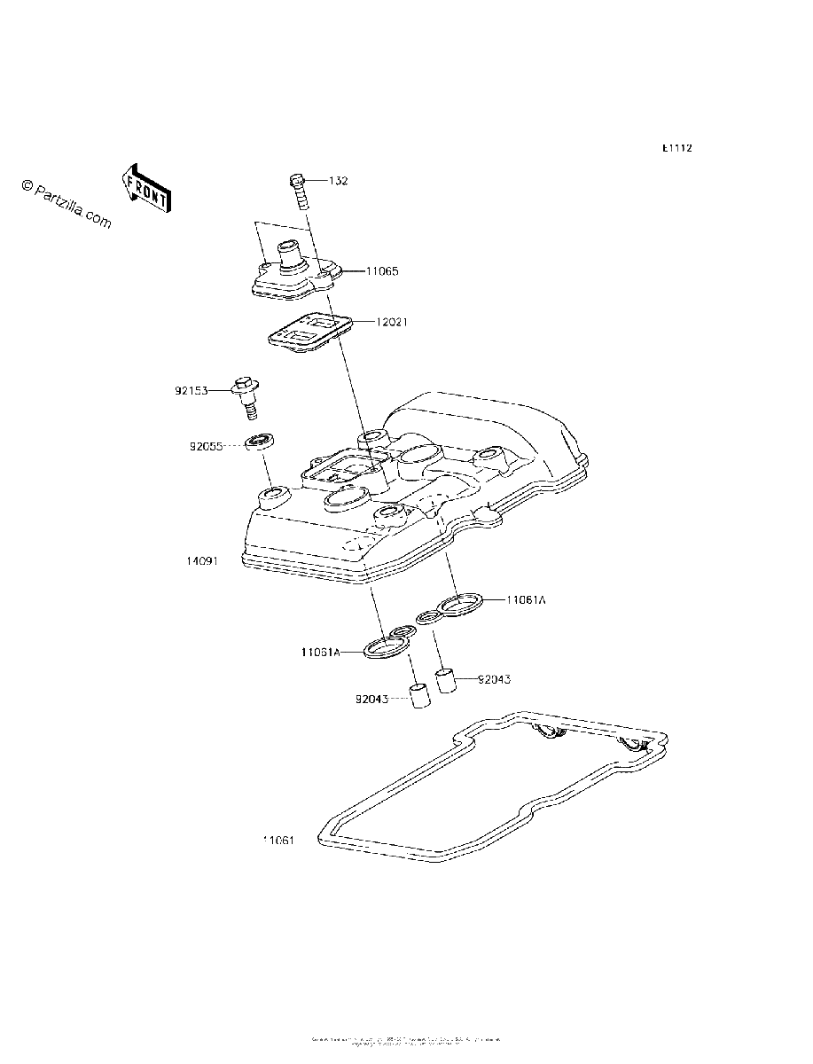 Diagrama de CYLINDER HEAD COVER