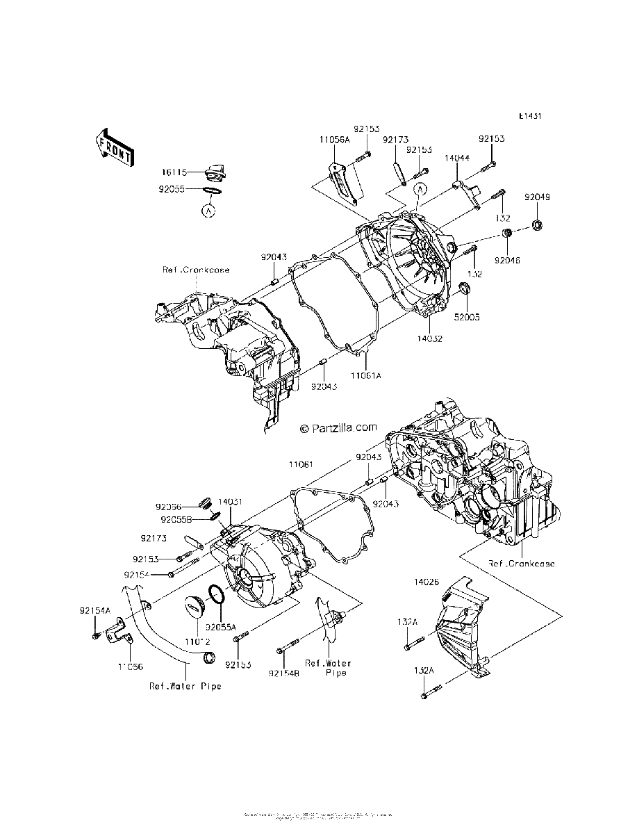 Diagrama de ENGINE COVER S
