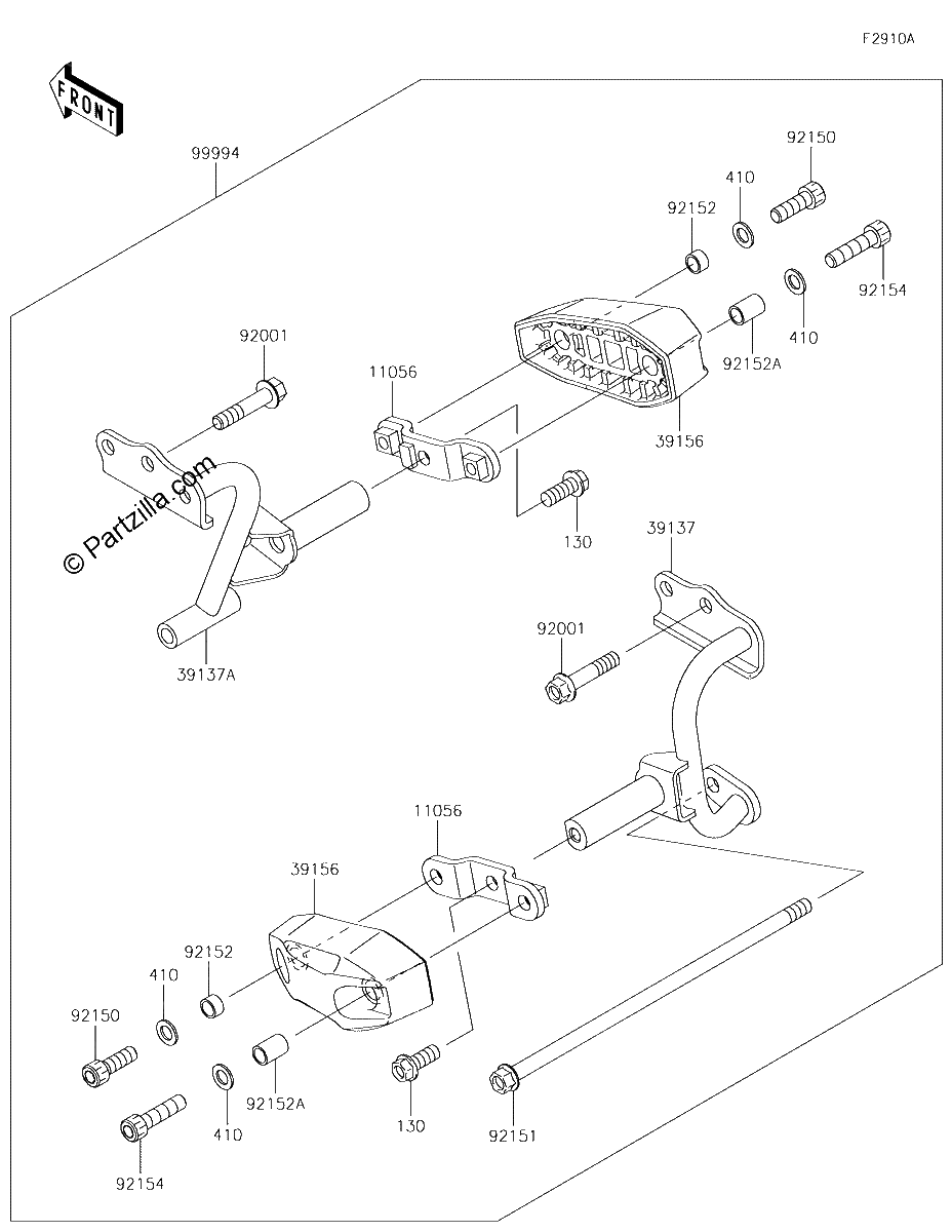 Diagrama de ACCESSORY ENGINE GUARD 1
