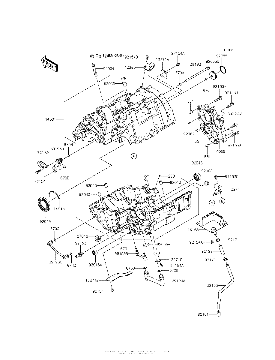 Diagrama de CRANKCASE