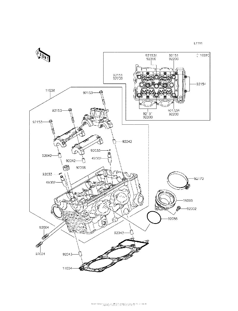 Diagrama de CYLINDER HEAD