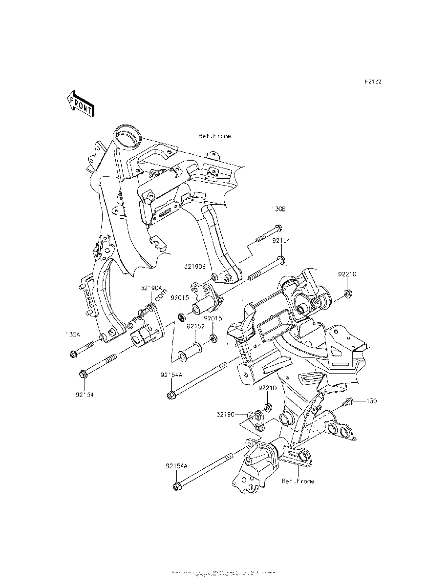 Diagrama de ENGINE MOUNT