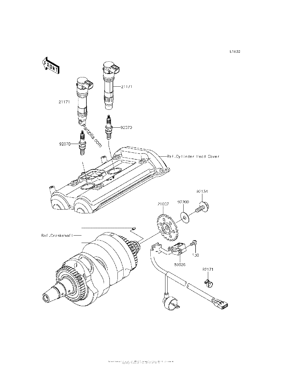 Diagrama de IGNITION SYSTEM
