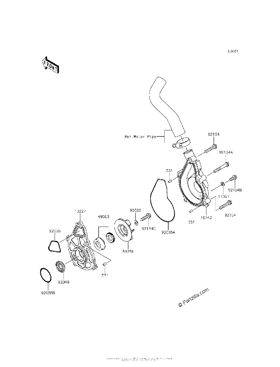 Diagrama de WATER PUMP