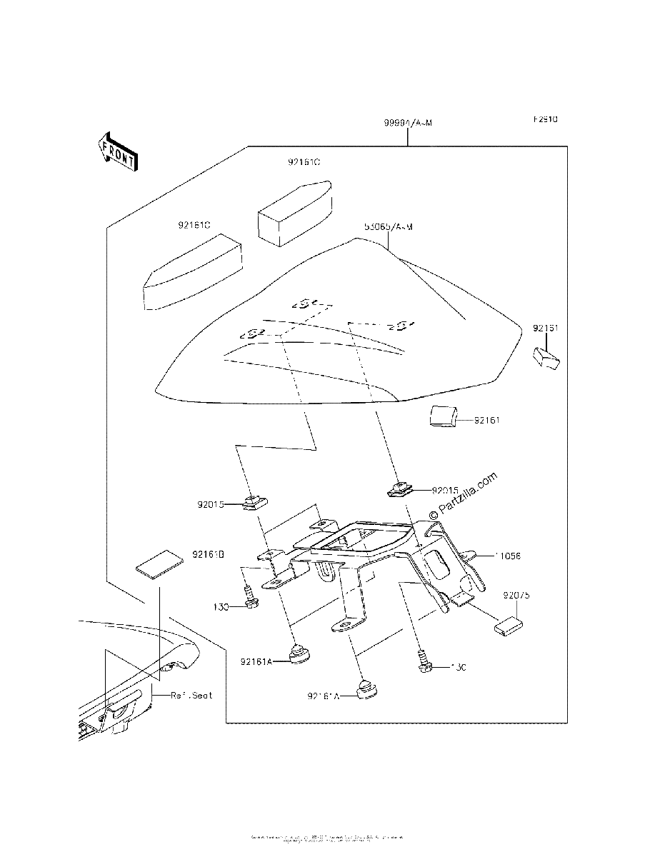 Diagrama de ACCESSORY SINGLE SEAT COVER