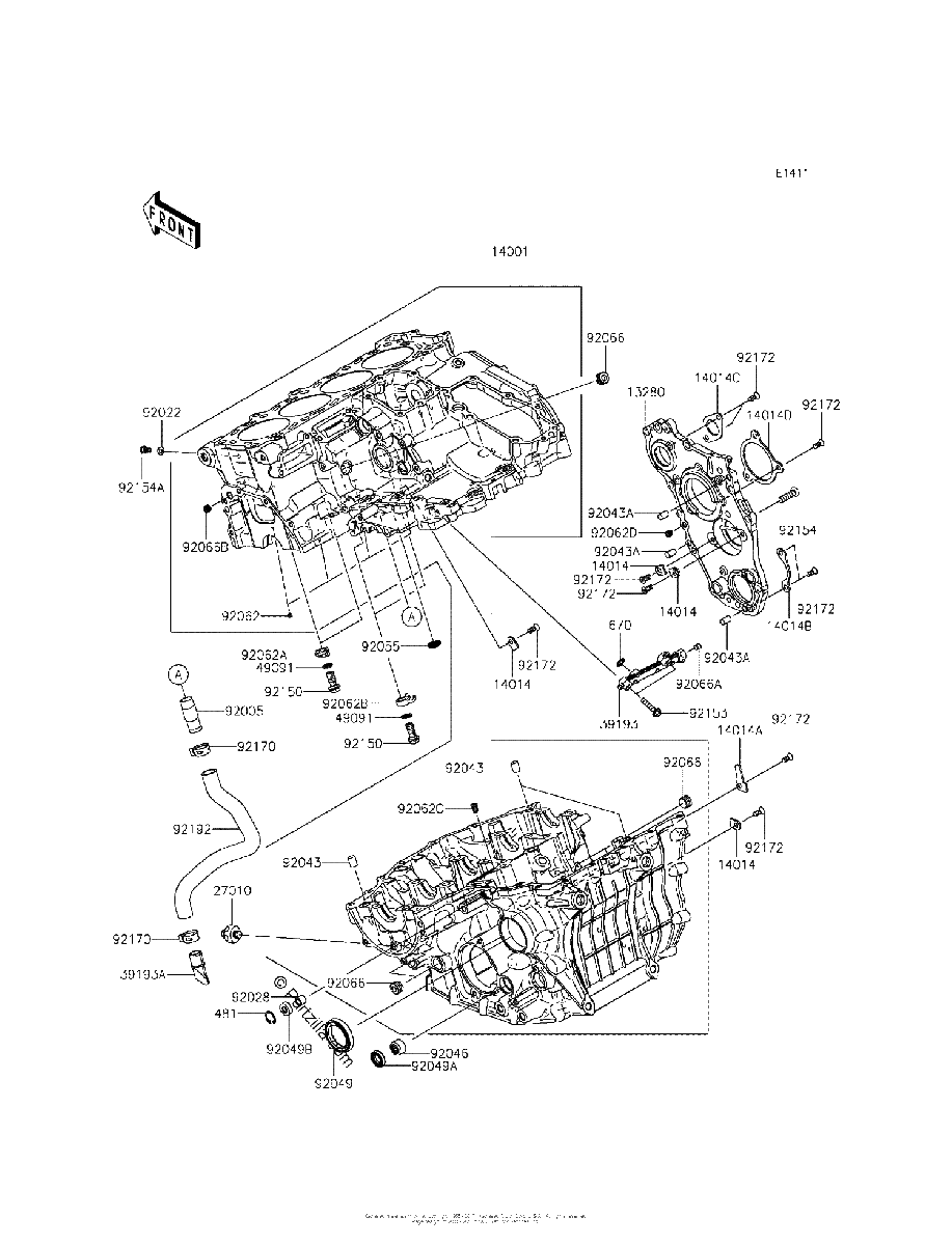 Diagrama de CRANKCASE