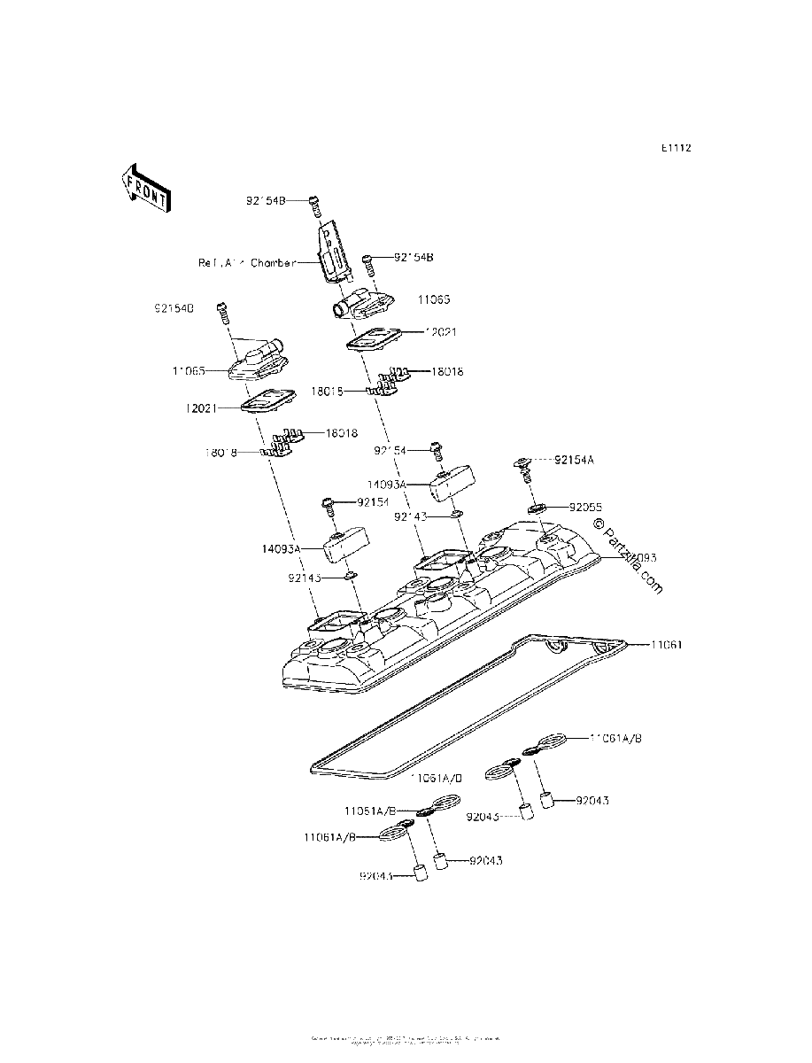 Diagrama de CYLINDER HEAD COVER