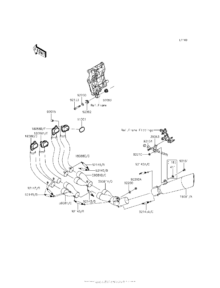 Diagrama de MUFFLER S