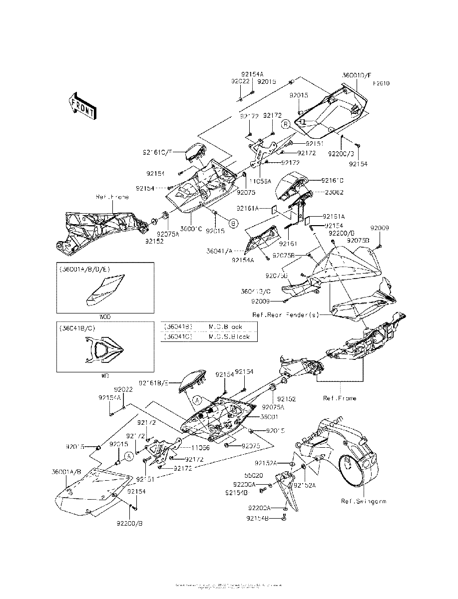 Diagrama de SIDE COVERS CHAIN COVER