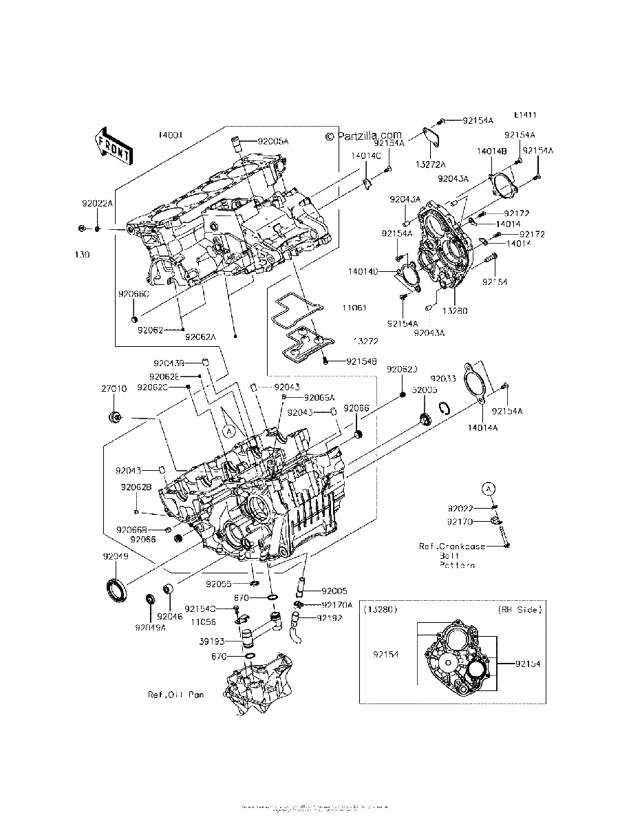 Diagrama de CRANKCASE