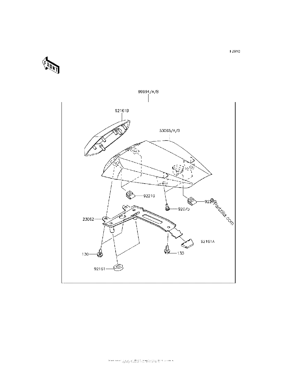 Diagrama de ACCESSORY SINGLE SEAT COVER