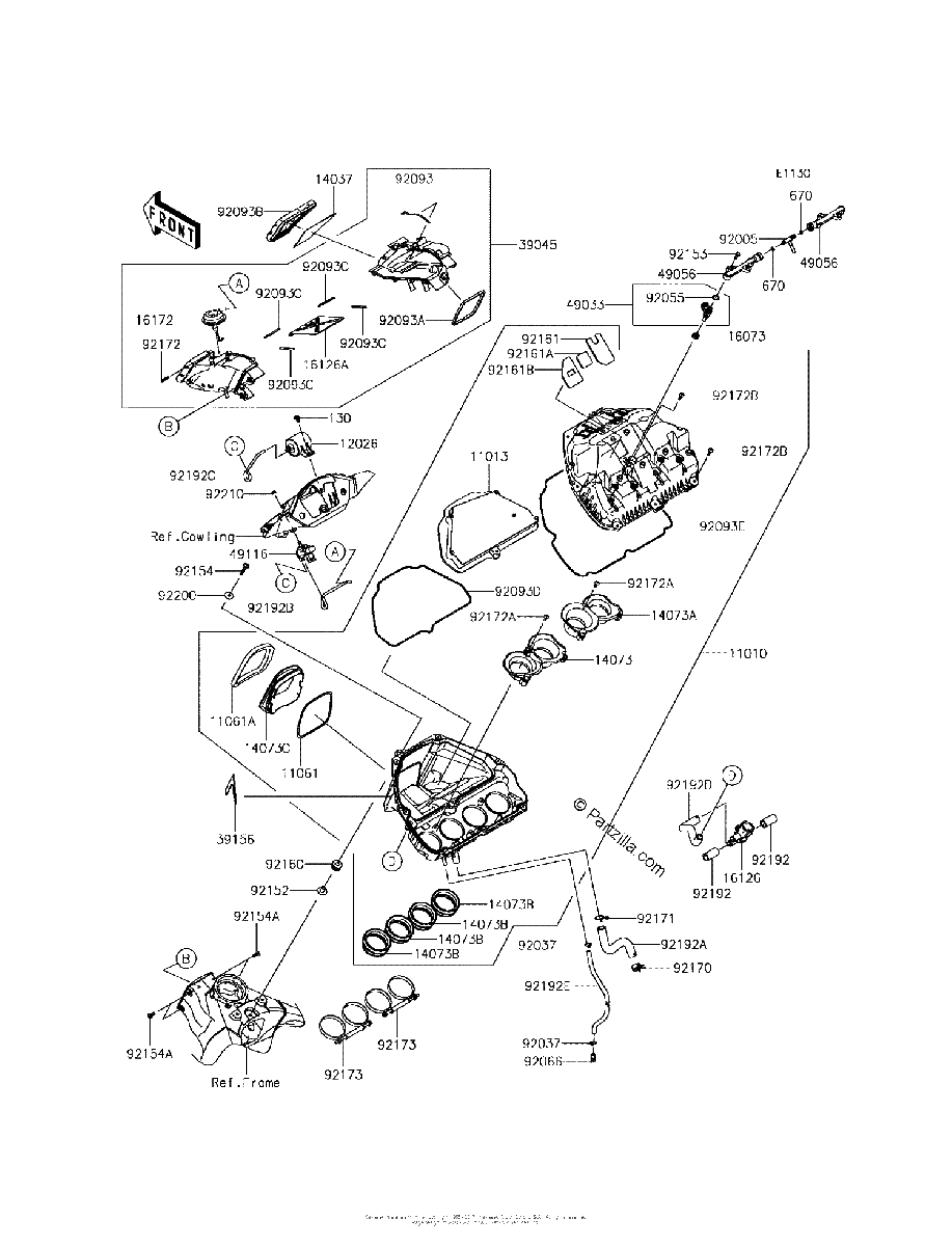 Diagrama de AIR CLEANER
