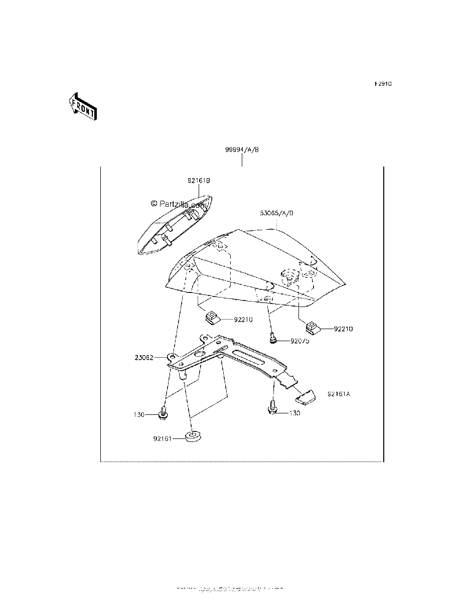 Diagrama de ACCESSORY SINGLE SEAT COVER