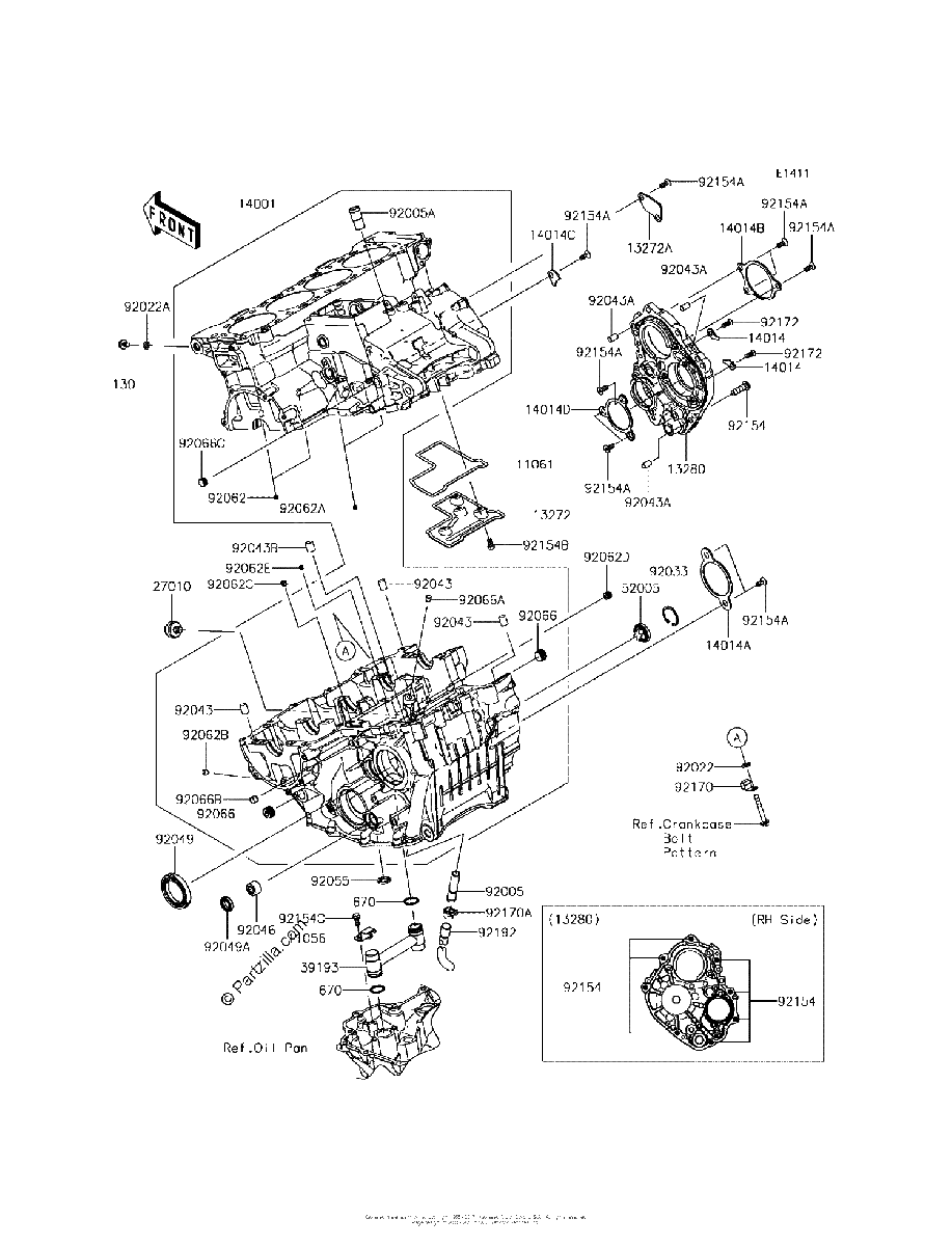 Diagrama de CRANKCASE