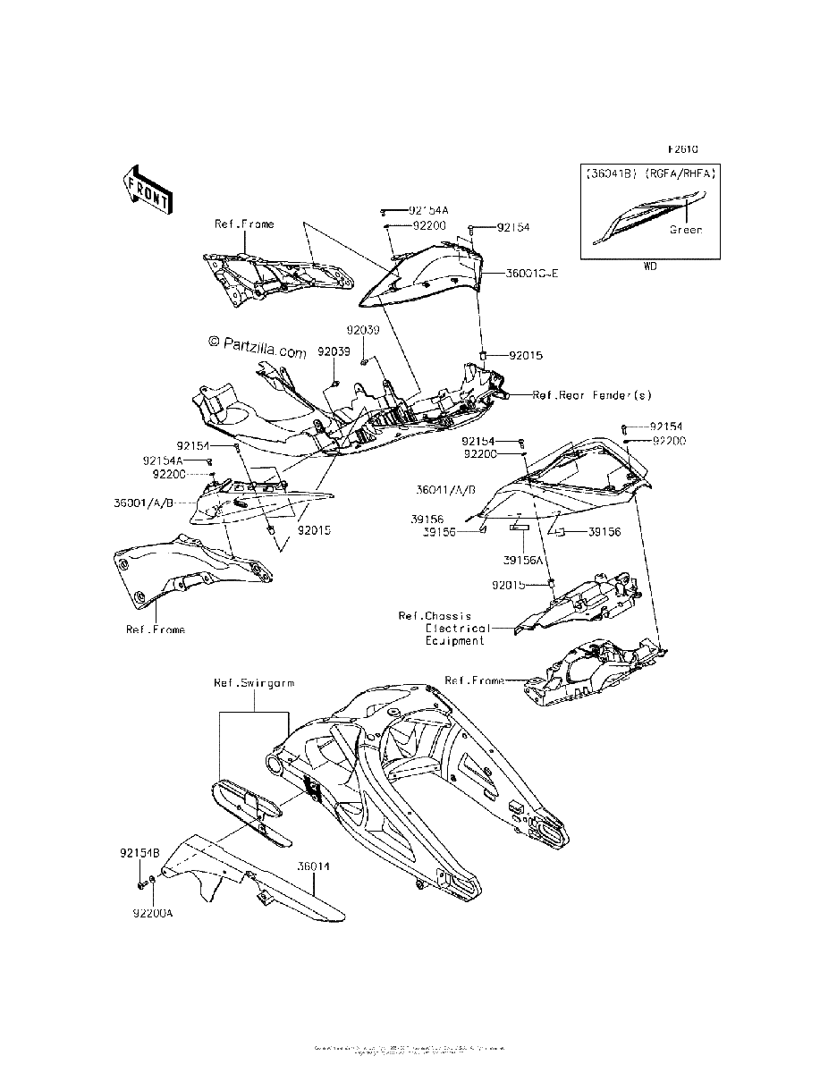 Diagrama de SIDE COVERS CHAIN COVER