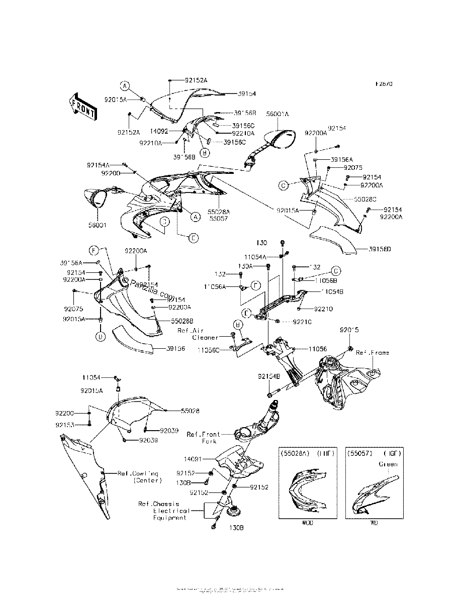 Diagrama de COWLING UPPER