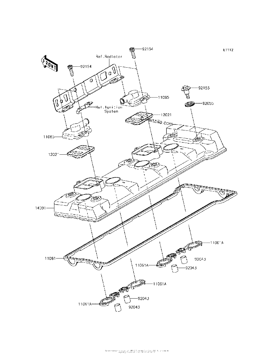 Diagrama de CYLINDER HEAD COVER