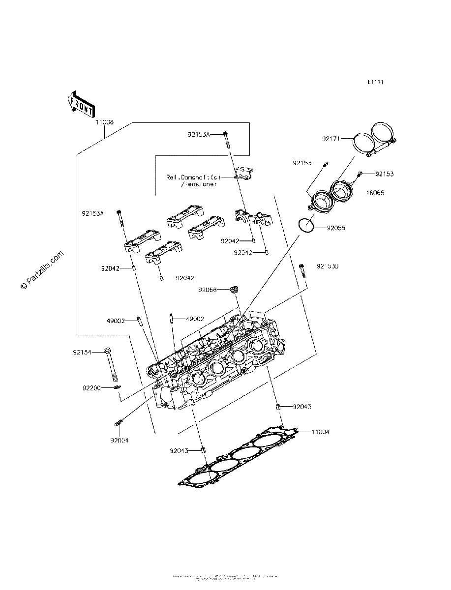 Diagrama de CYLINDER HEAD