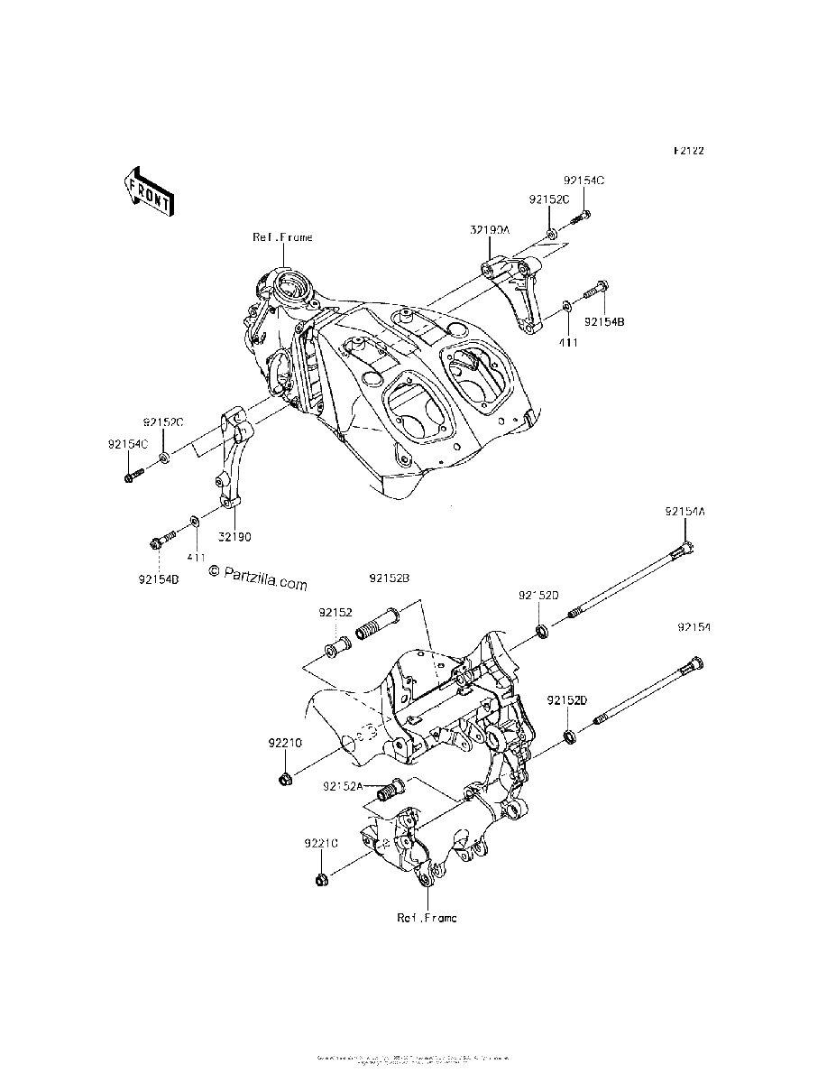 Diagrama de ENGINE MOUNT