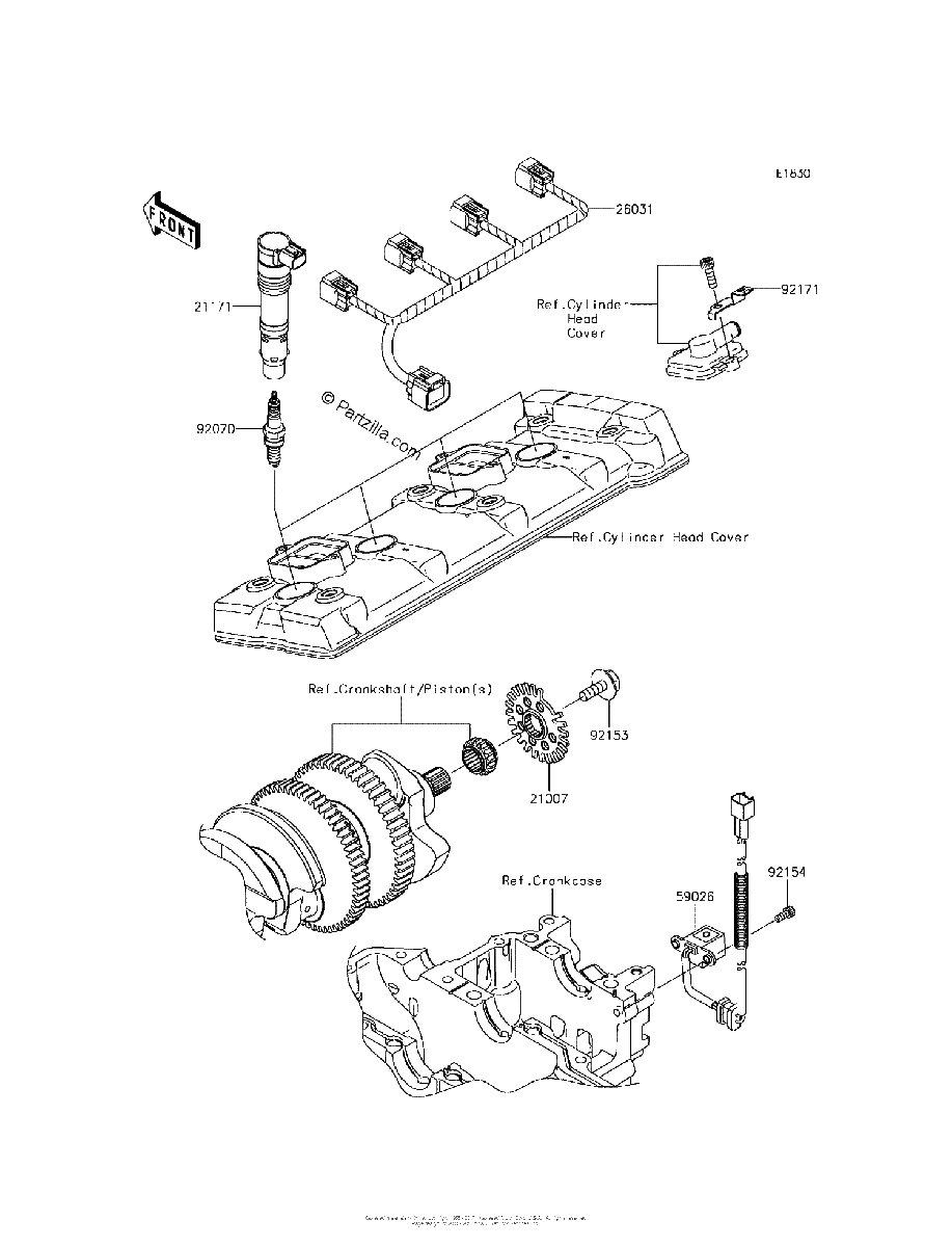 Diagrama de IGNITION SYSTEM