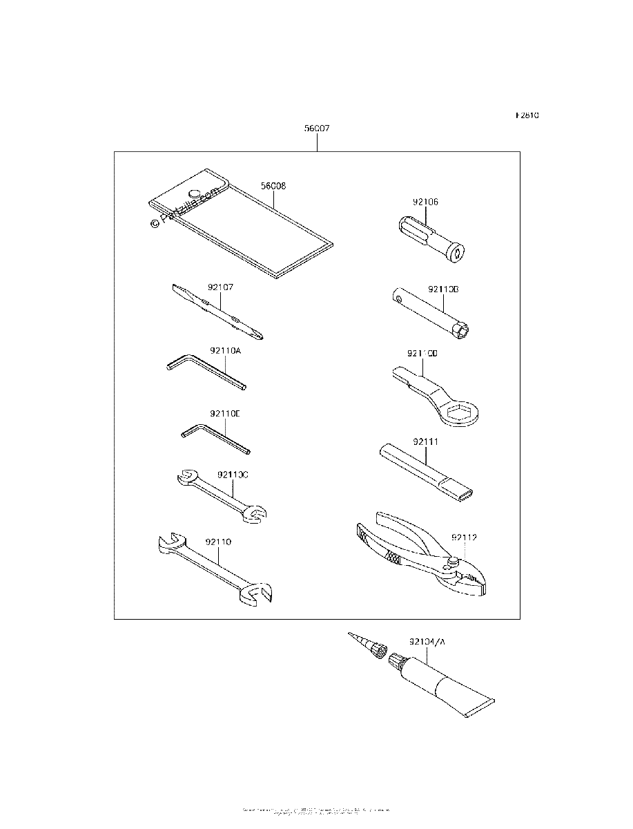 Diagrama de OWNER S TOOLS