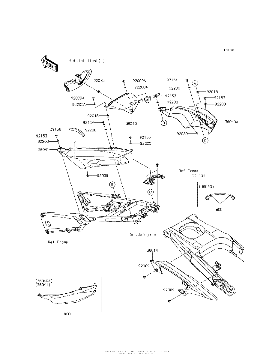 Diagrama de SIDE COVERS CHAIN COVER