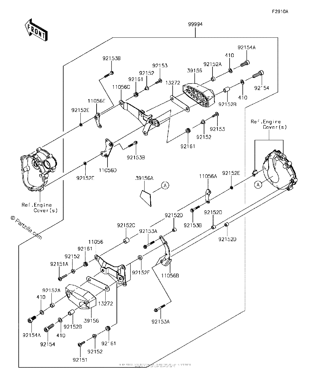 Diagrama de ACCESSORY ENGINE GUARD