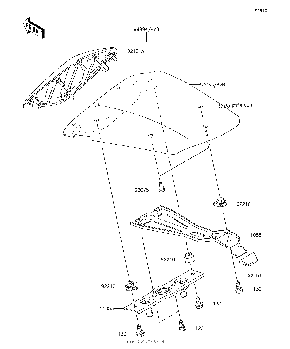 Diagrama de ACCESSORY SINGLE SEAT COVER