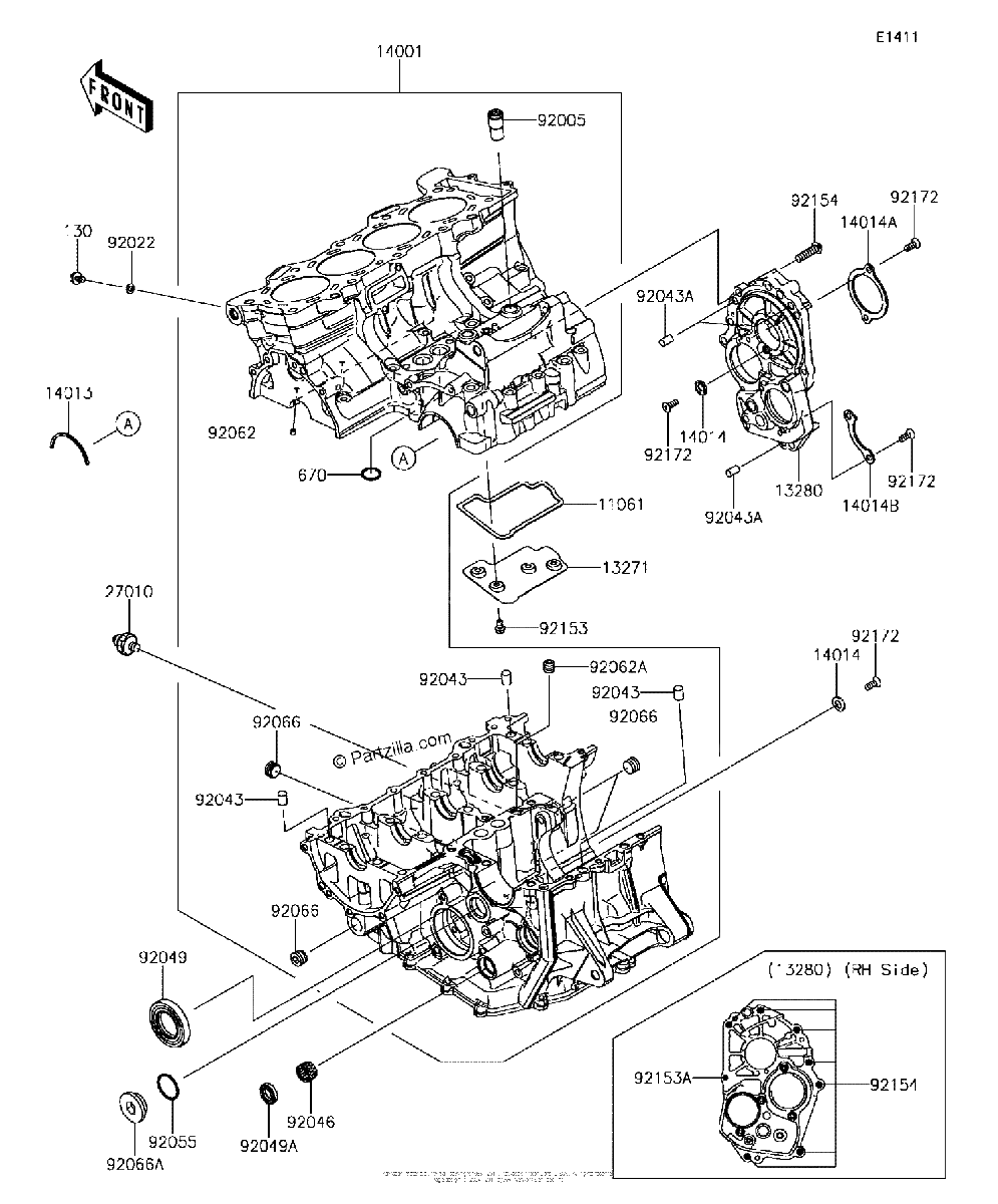 Diagrama de CRANKCASE