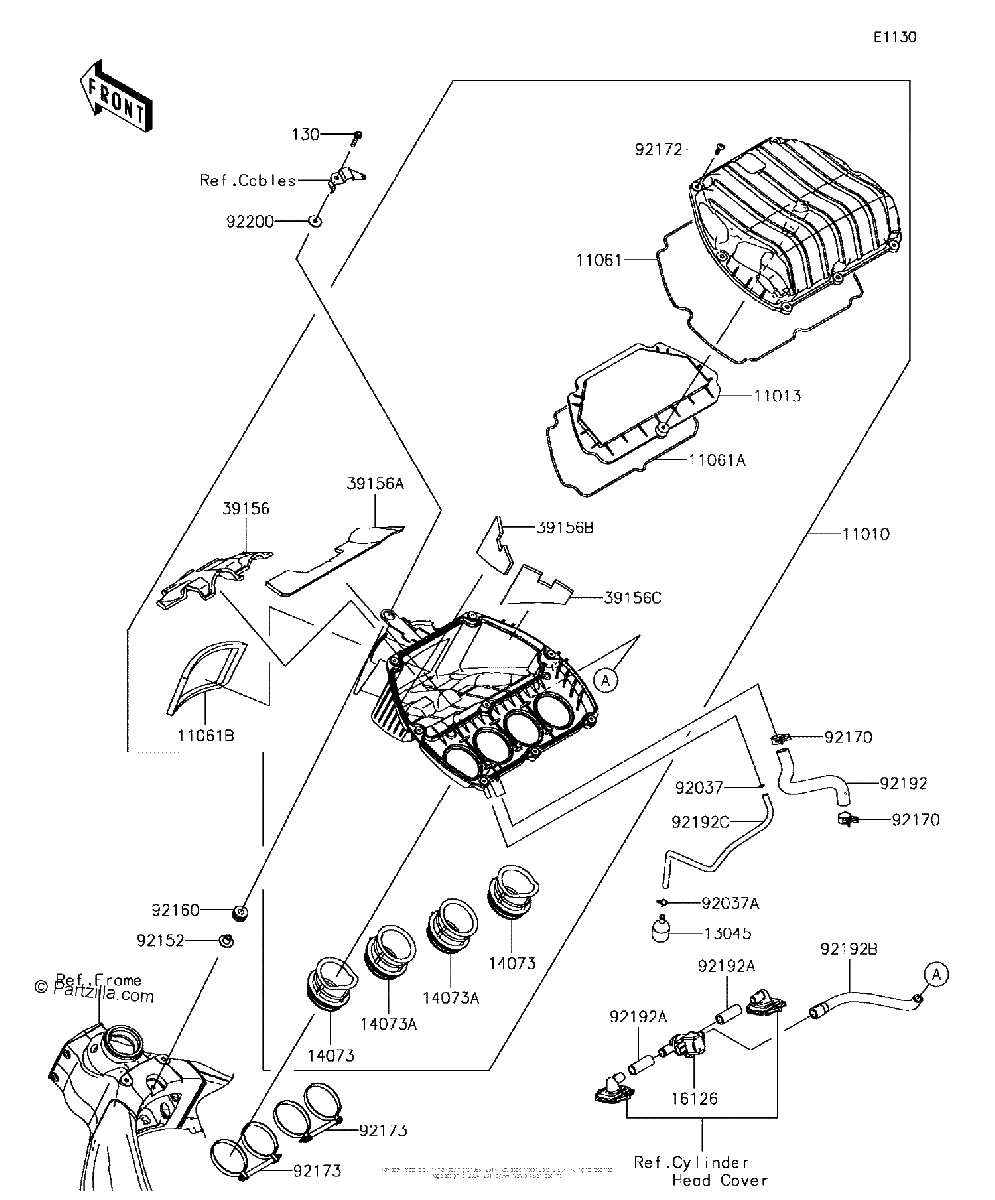 Diagrama de AIR CLEANER