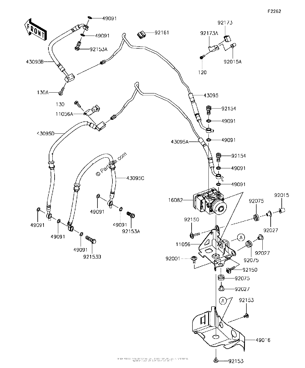 Diagrama de BRAKE PIPING
