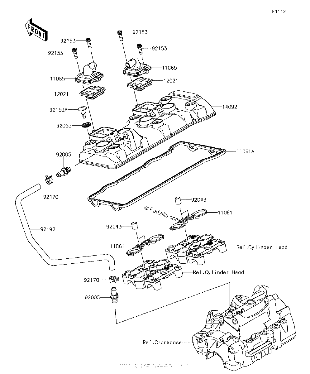 Diagrama de CYLINDER HEAD COVER