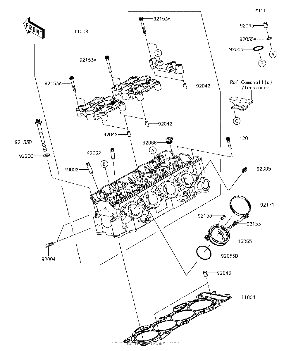 Diagrama de CYLINDER HEAD