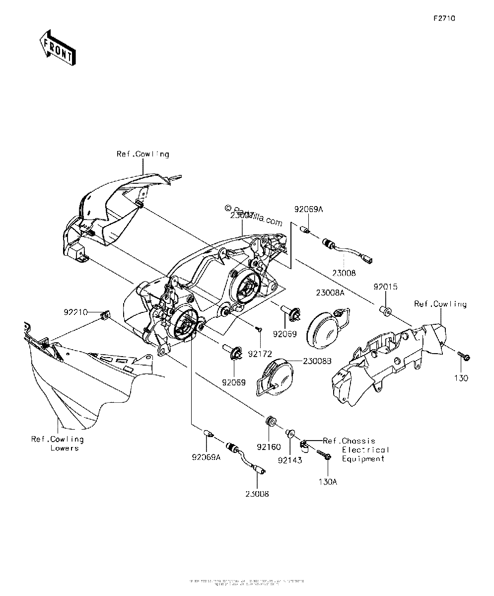 Diagrama de HEADLIGHT S