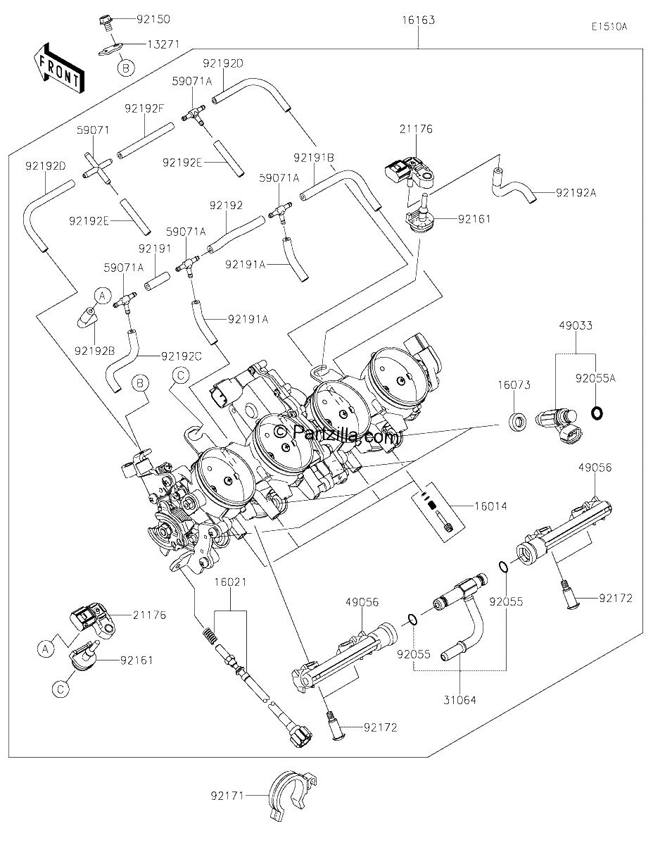 Diagrama de THROTTLE CA
