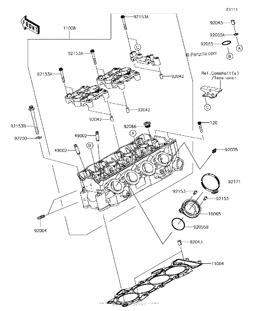 Diagrama de CYLINDER HEAD