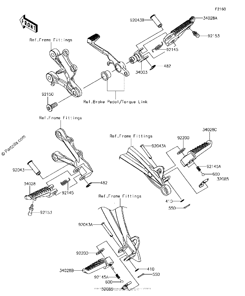 Diagrama de FOOTRESTS