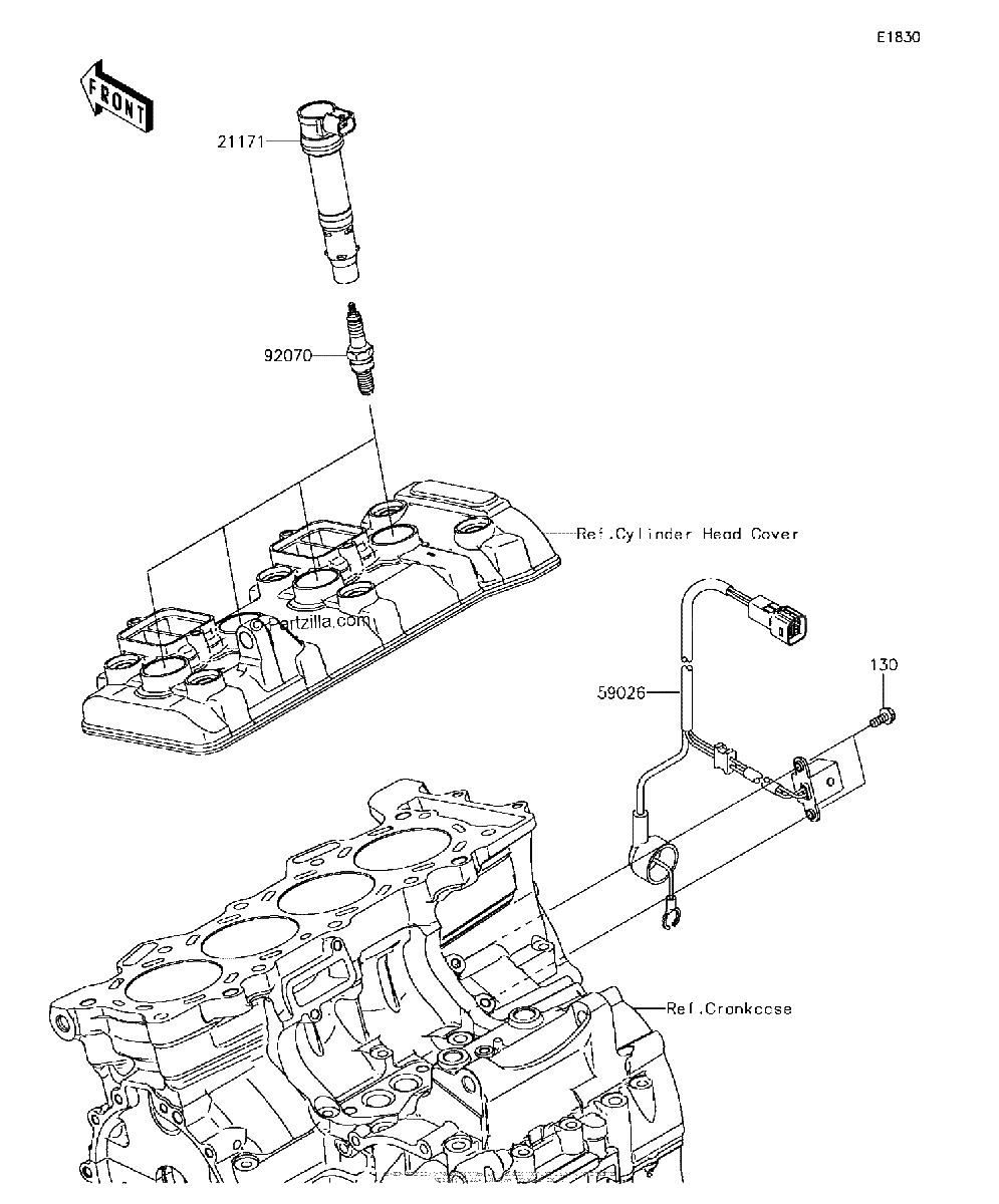 Diagrama de IGNITION SYSTEM