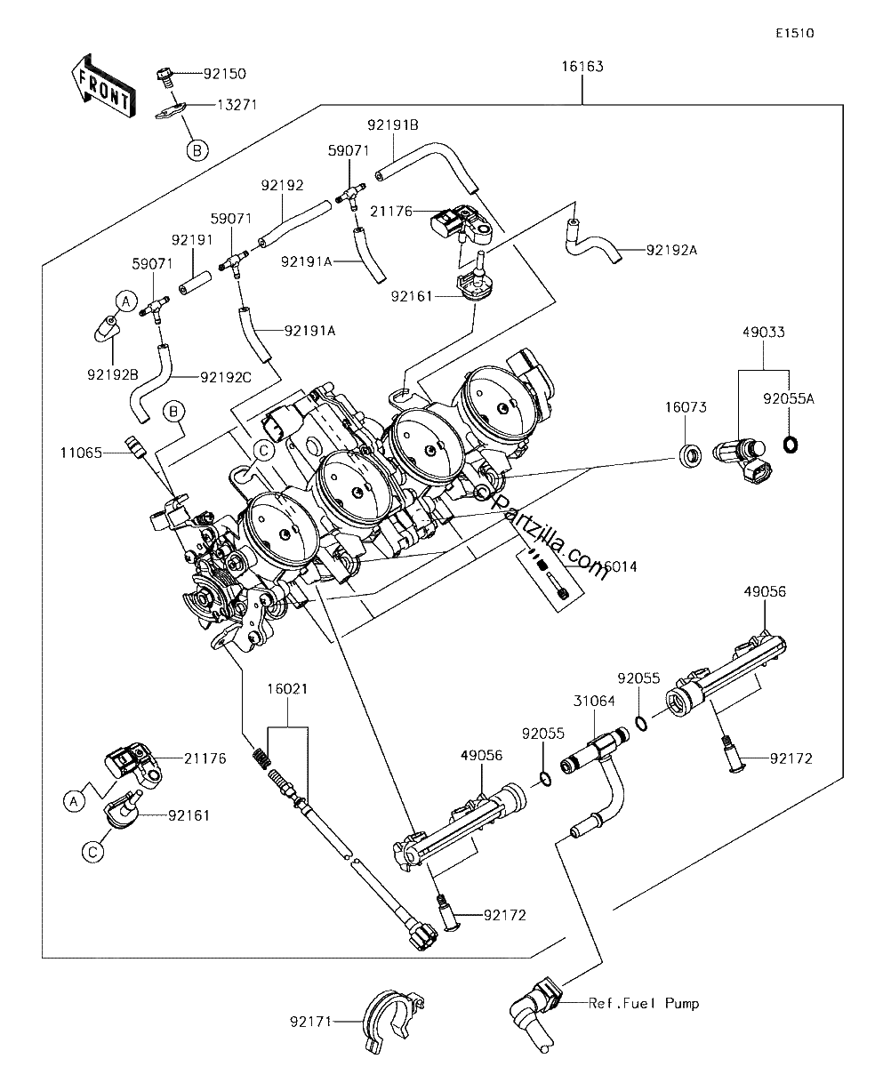 Diagrama de THROTTLE US CN