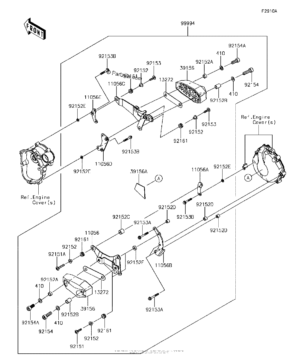 Diagrama de ACCESSORY ENGINE GUARD