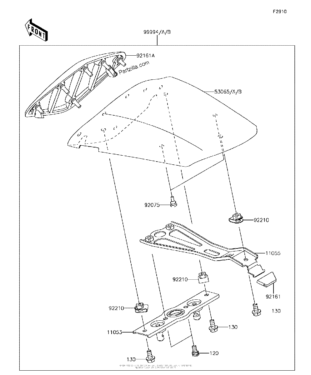 Diagrama de ACCESSORY SINGLE SEAT COVER