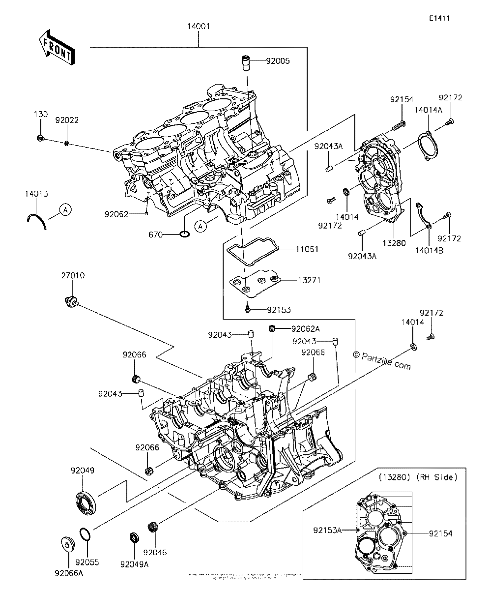 Diagrama de CRANKCASE