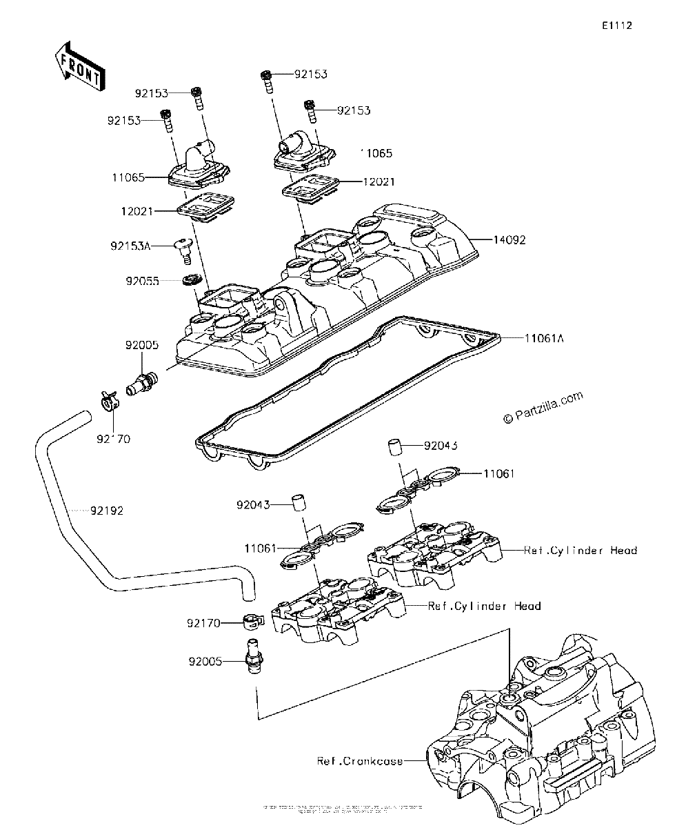 Diagrama de CYLINDER HEAD COVER