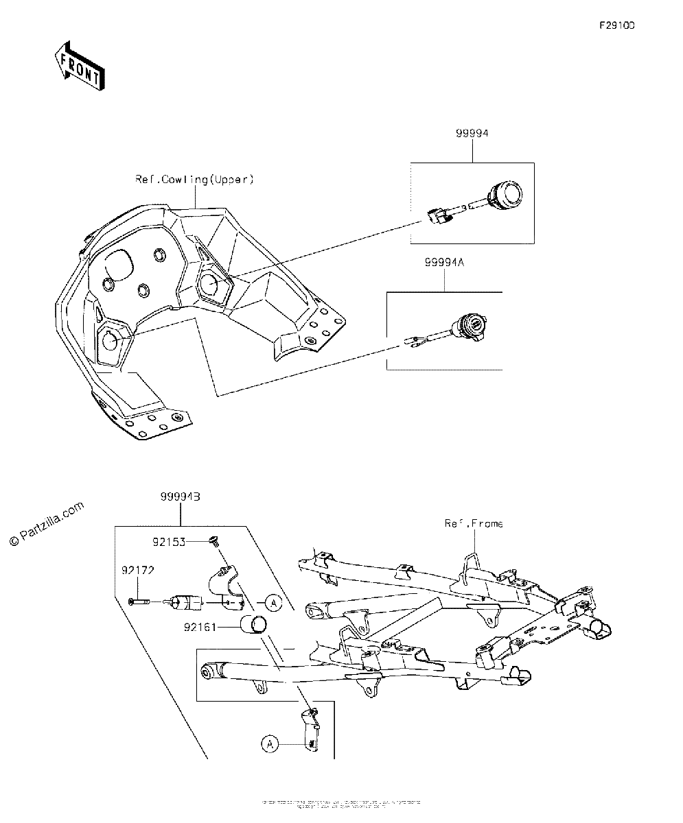 Diagrama de ACCESSORY HELMET LOCK ETC