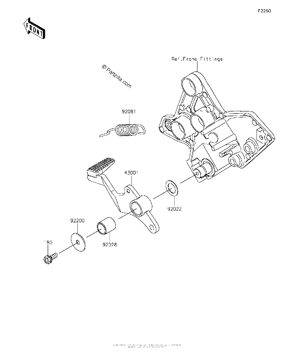 Diagrama de BRAKE PEDAL