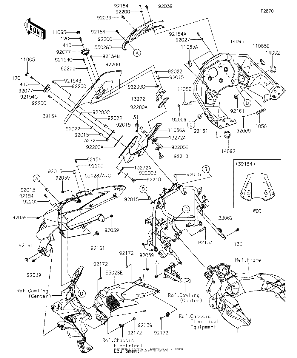 Diagrama de COWLING UPPER